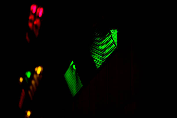 istock Abstract night lighting fluorescent lamps 1074635170