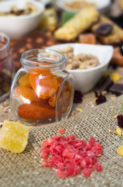 istock Granola bars with healthy nuts and dried fruits 1074643650