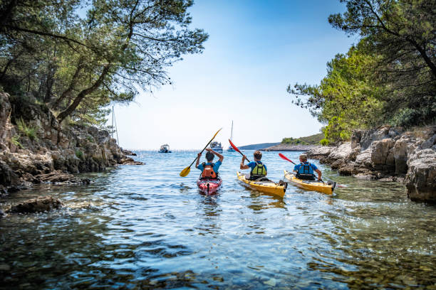istock Kayaking off into the distance 1074651296