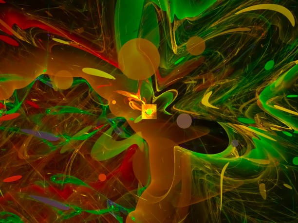 istock abstract fractal digital design beautiful, disco, party 1074666758
