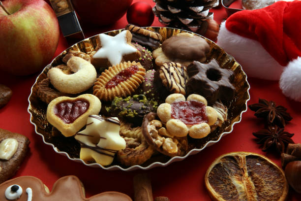 istock cookies, nuts and apples a christmas bakery concept 1074675184