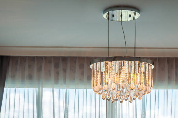 istock Hanging lights with shallow depth of field 1074689278