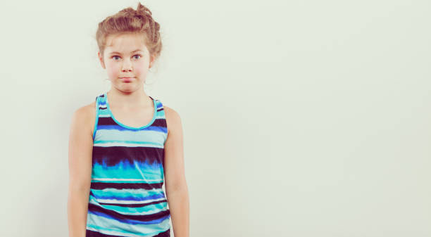 istock Happy joyful little girl kid. 1074715414