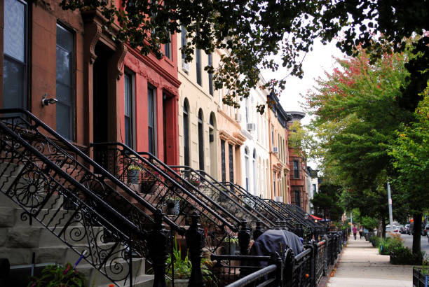 istock Row of Brooklyn Brownstones 1074724334