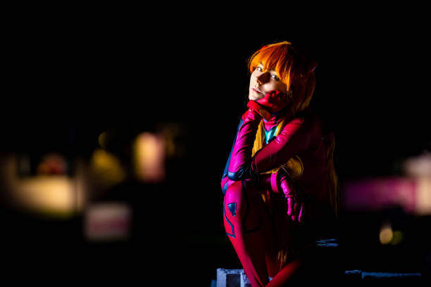 Lucca, Italy - November 1, 2024: Lucca Comics and Games is an annual pop culture festival where cosplayers and fans celebrate their favorite heroes, villains, and anime characters.