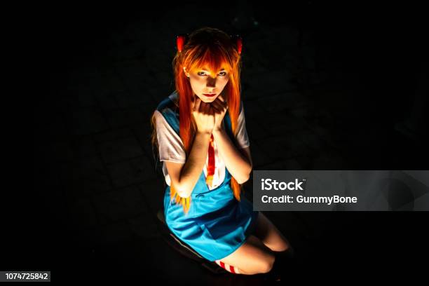 Young Attractive Girl Dressed Up At Night Stock Photo - Download Image Now - Beautiful People, Beauty, Boredom