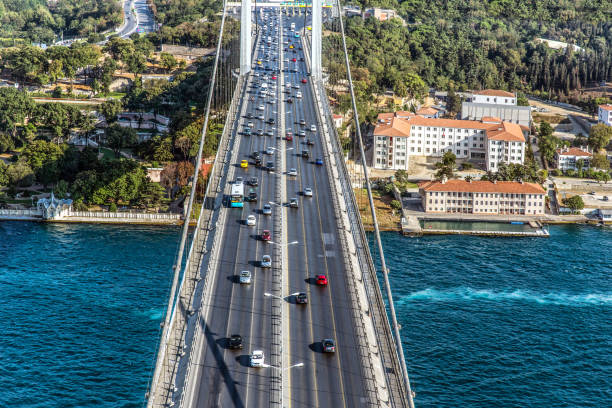 istock Bosphorus Bridge long exposure. Istanbul, Turkey. 1074726112