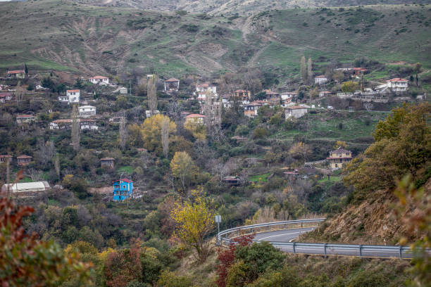 Ucmakdere village Panorama, Tekirdag, Turkey.