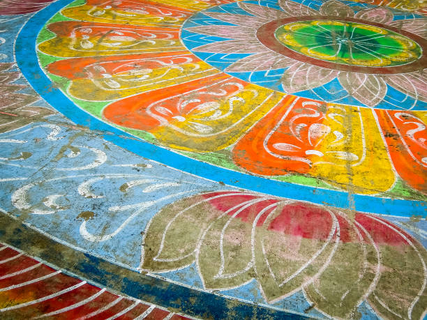 istock Mandala in Balaji temple at Tirumala hill. 1074765502