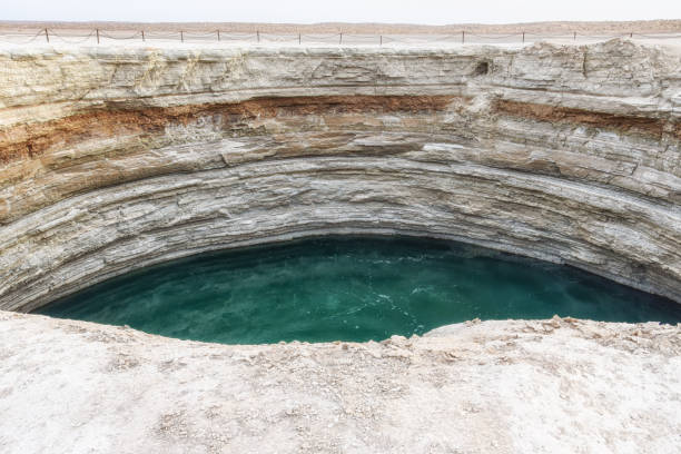 istock Water Crater, Karakum Desert 1074792970