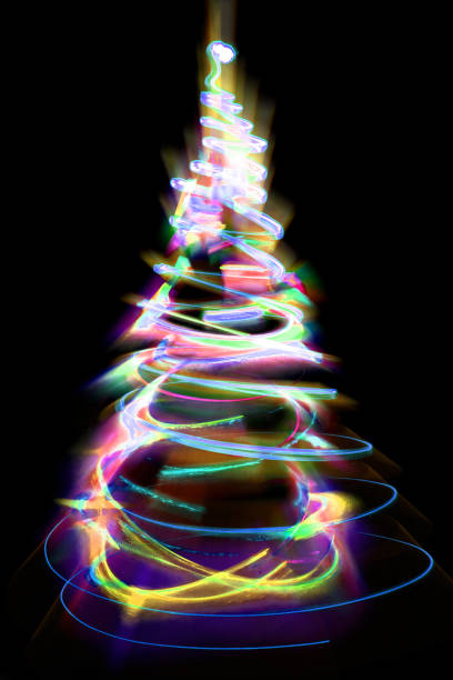 istock christmas lights as xmas tree 1074795360