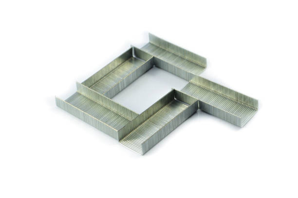 istock staple needle / metal staples for paper in office isolated 1074806122