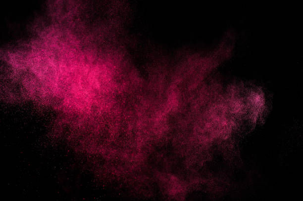 istock Abstract red and pink paint Holi. 1074806356
