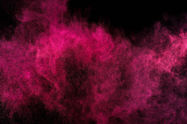 istock Abstract red and pink paint Holi. 1074806360