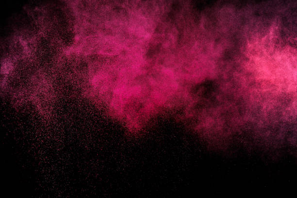 istock Abstract red and pink paint Holi. 1074806374