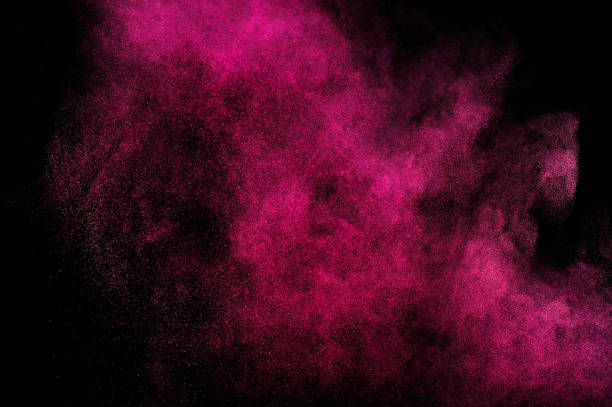 istock Abstract red and pink paint Holi. 1074806402