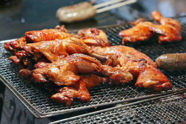 バーベキューで焼き鳥屋台、大晦日に表参道商店街ですりおろす