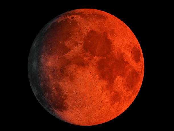 Blood Moon stock photo