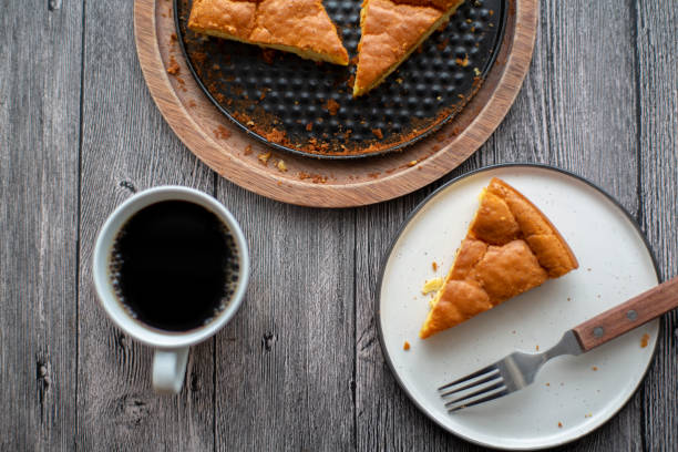 homemade cake and coffee