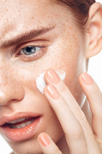 istock Girl inflicting cream 1074826184