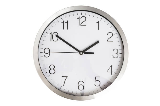 istock Close-up view of clock - deadline and time concept 1074829362