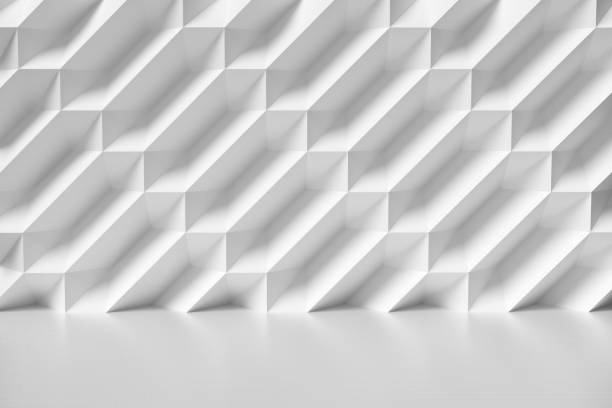 istock Abstract white wall in room with parquet floor colorless 1074836720