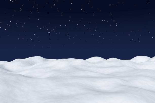 istock White snow field at night winter landscape 1074839400