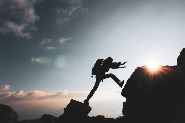 istock struggle of a determined and ambitious man 1074841650