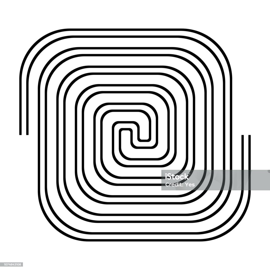 Thiết Kế Nền Ảo Ảnh Mê Cung Đơn Sắc Hình minh họa Sẵn có - Tải ...