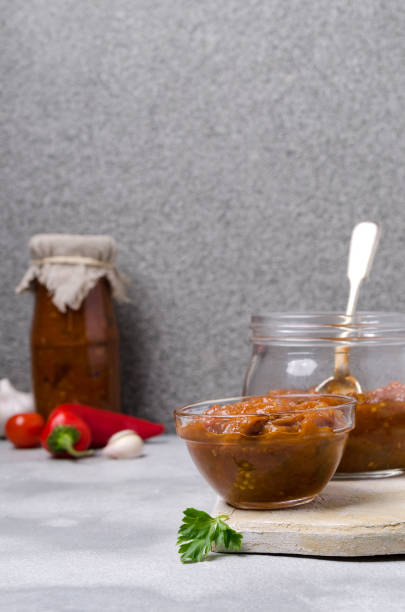 istock Traditional spicy vegetable sauce 1074851622