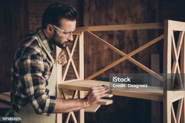 Plank Panel Wall Unit Wardrobe Storage Stand Decorative Creativi Stock Photo - Download Image Now
