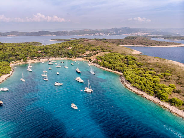 istock Palmizana Beach in Dalmatian Region 1074854824