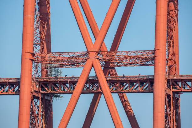 istock Construction detail Forth Bridge over Firth of Forth in Scotland 1074857526