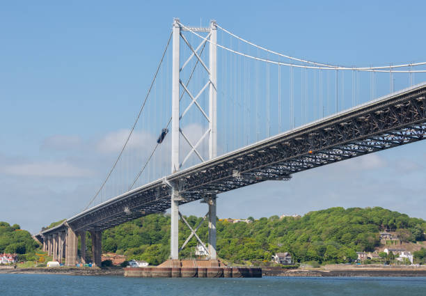 istock Forth road bridge over Firth of Forth, Scotland 1074857536