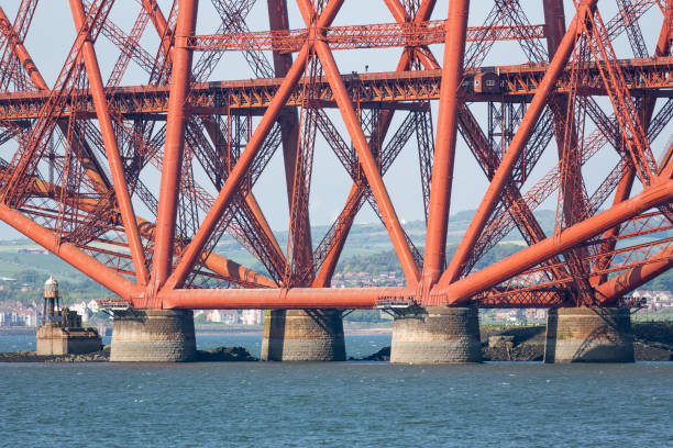 istock Construction detail Forth Bridge over Firth of Forth in Scotland 1074857560