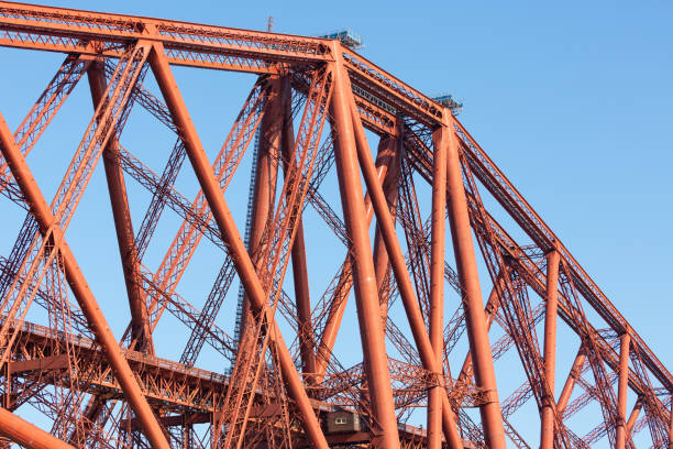 istock Construction detail Forth Bridge over Firth of Forth in Scotland 1074857564