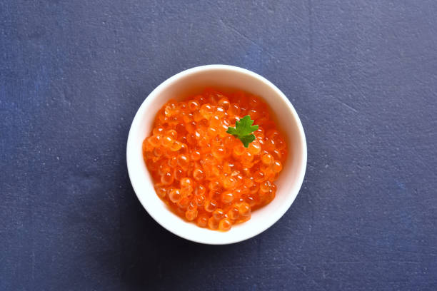 istock Red caviar in bowl 1074859550