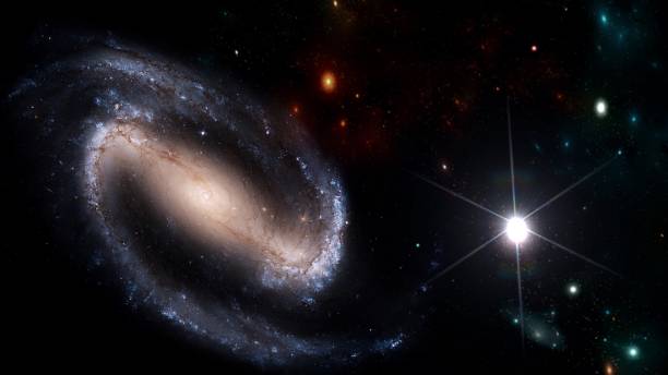 istock Planets and galaxy, cosmos,  physical cosmology, science fiction wallpaper. 1074861942