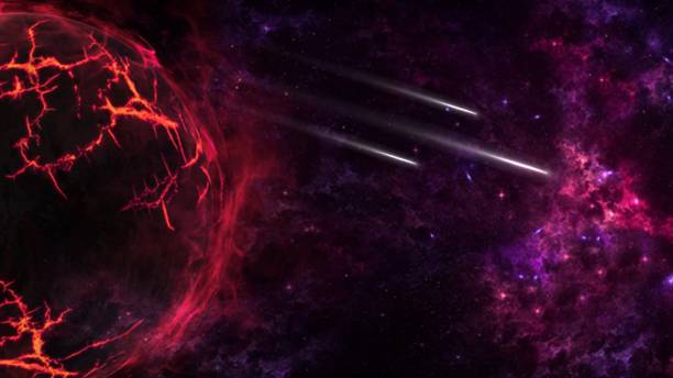 istock Planets and galaxy, cosmos,  physical cosmology, science fiction wallpaper. 1074861996