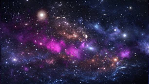 istock Planets and galaxy, cosmos,  physical cosmology, science fiction wallpaper. 1074862008
