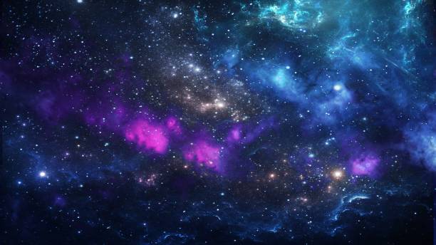 istock Planets and galaxy, cosmos,  physical cosmology, science fiction wallpaper. 1074862096