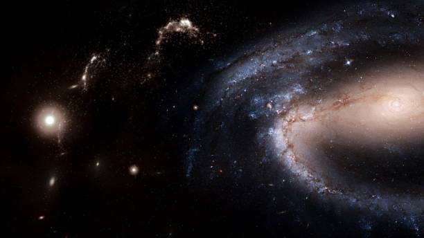 istock Planets and galaxy, cosmos,  physical cosmology, science fiction wallpaper. 1074862124