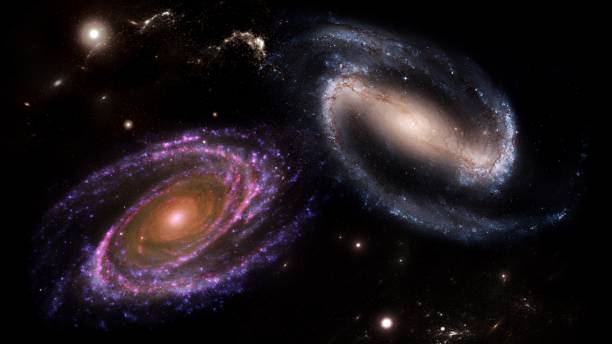 istock Planets and galaxy, cosmos,  physical cosmology, science fiction wallpaper. 1074862132