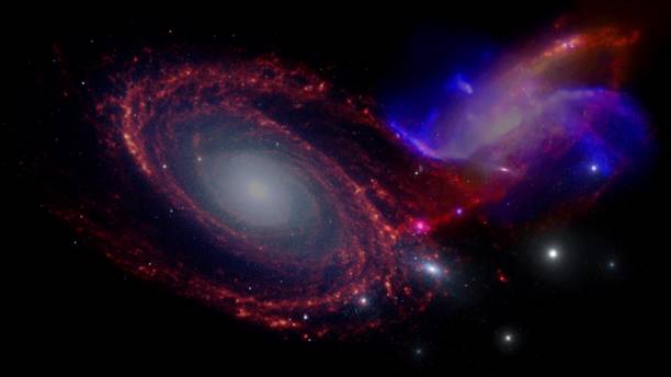 istock Planets and galaxy, cosmos,  physical cosmology, science fiction wallpaper. 1074862172