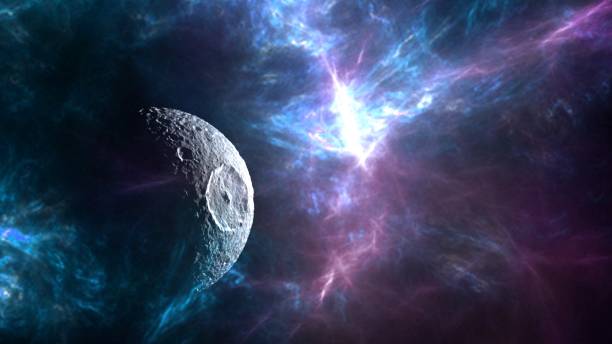 istock Planets and galaxy, cosmos,  physical cosmology, science fiction wallpaper. 1074862198