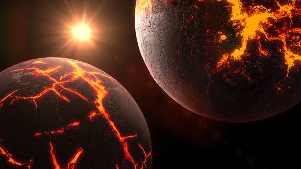 istock Planets and galaxy, cosmos,  physical cosmology, science fiction wallpaper. 1074862212