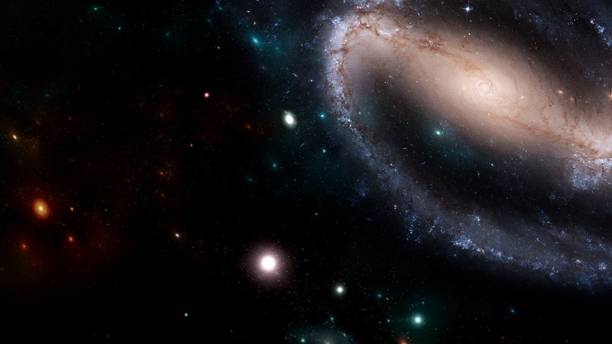 istock Planets and galaxy, cosmos,  physical cosmology, science fiction wallpaper. 1074862232
