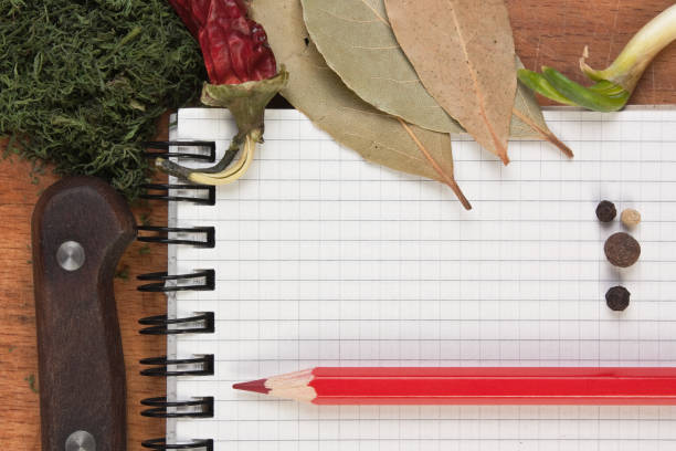 istock notebook for cooking recipes and spices on a wooden table 1074868000