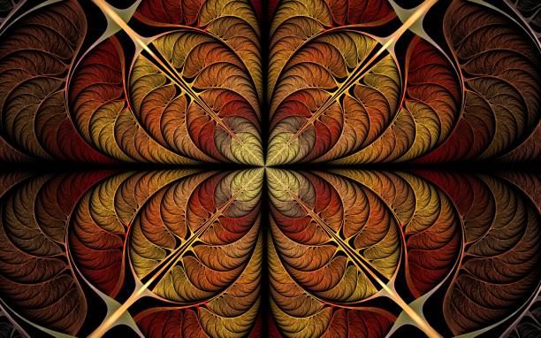 istock Abstract fractal colorful pattern, digital artwork for creative graphic art and design 1074870142