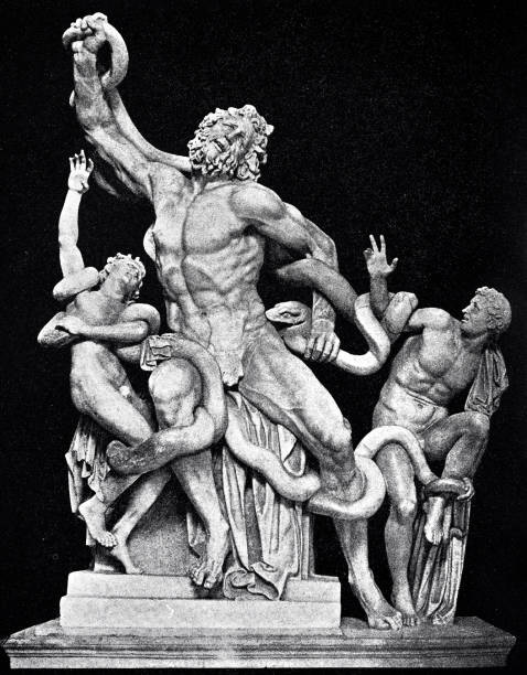 istock Statues of men, fighting with a snake,  Laocoon Group 1074873362